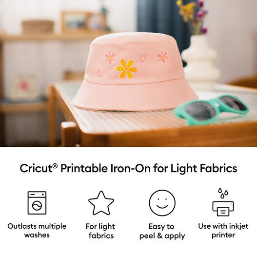 Printable Iron-On For Light Fabrics &ndash; A4 (20 ct)