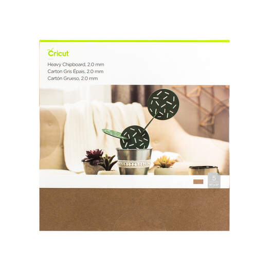 Cricut Chipboard, Natural –  2.0 mm