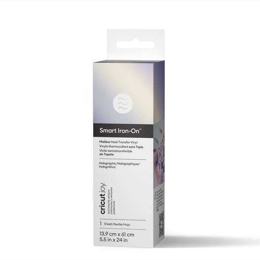Cricut Joy&trade; Smart Iron-On&trade; holografische B&uuml;gelfolie ohne Schneidematte, Durchscheinendes Blau