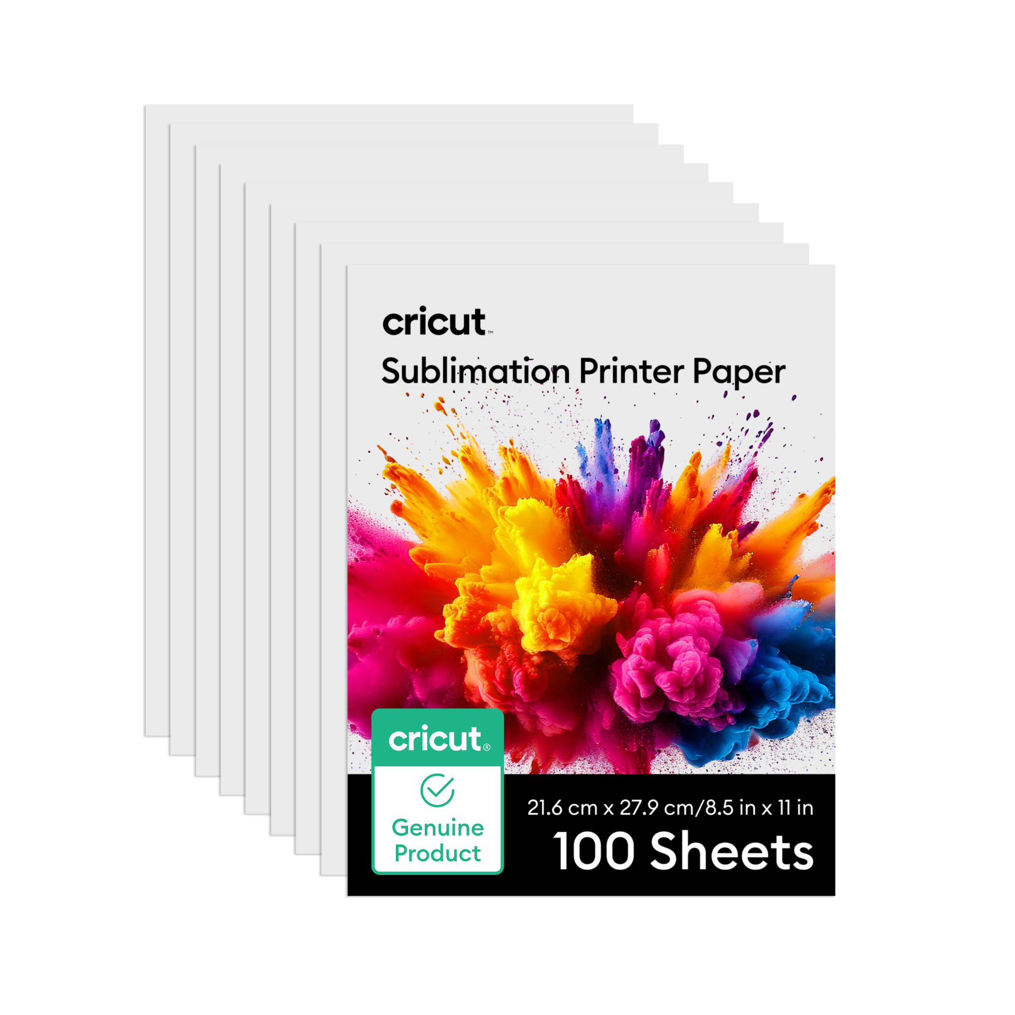 Cricut Sublimation Printer Paper – 8.5 in x 11 in (100 Count)