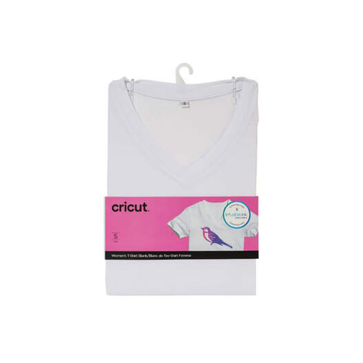 T-shirt blanc pour femme Cricut Infusible Ink (S)
