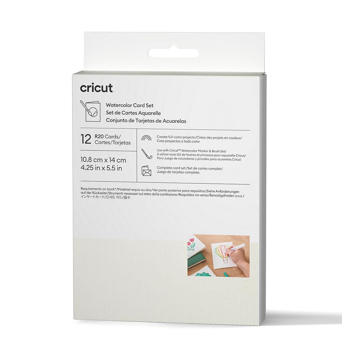 Cricut Joy Aquarellkarten – R20 (12 Stk.)