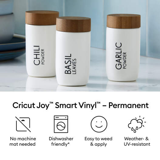 Cricut Joy&trade; Smart Vinyl&trade; permanentes Vinyl ohne Schneidematte, Minze
