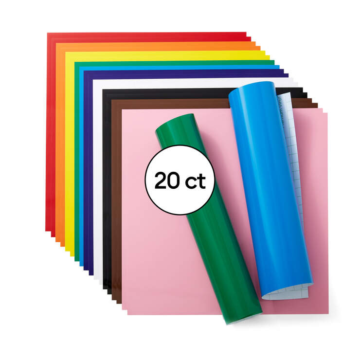 Vinyle, collection Rainbow - Permanent (20 unités)