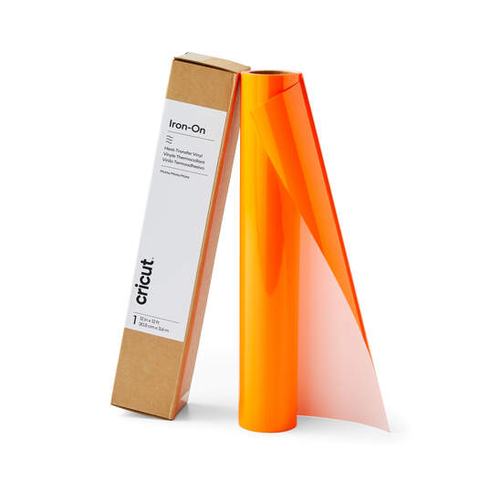 Iron-On, Neon Orange 12 ft