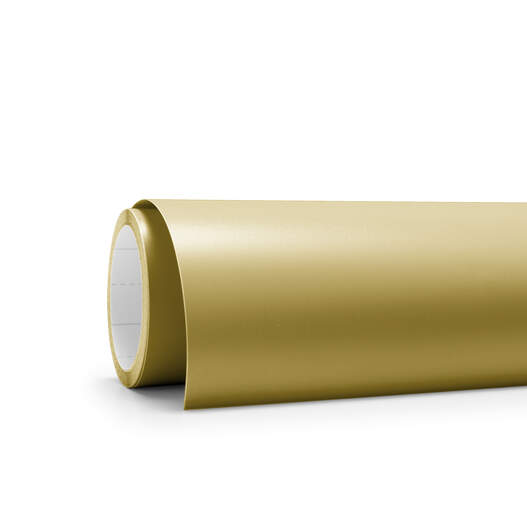 Vinyl, Matt &ndash; Permanent (122 cm), Mustard