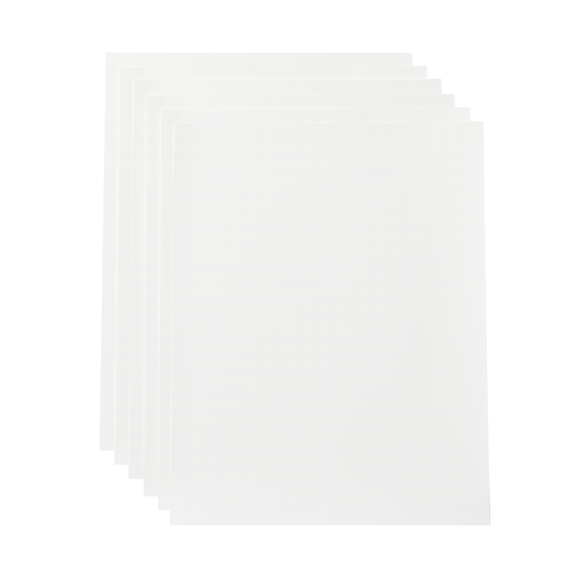 Lot de 50 feuilles de papier autocollant imprimable format A4 pour  Silhouette Cameo, Cricut, imprimante à jet d'encre - Blanc