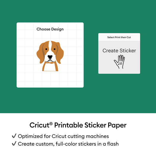 Bedruckbares, wasserfestes, holografisches Aufkleberset&nbsp;&ndash; A4 (5&nbsp;Stk.), Wei&szlig;