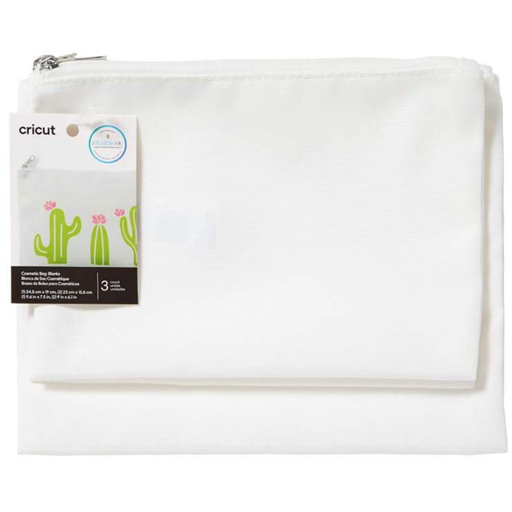 Cosmetic Bag Blanks (3 ct)