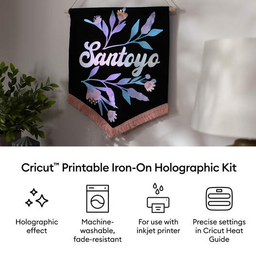 Holografisches Iron-On-Set zum Bedrucken &ndash; A4 (4 Stk.)