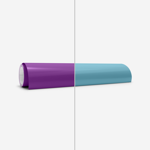Vinyle avec couleur activée par la chaleur – Permanent, Violet - Turquoise