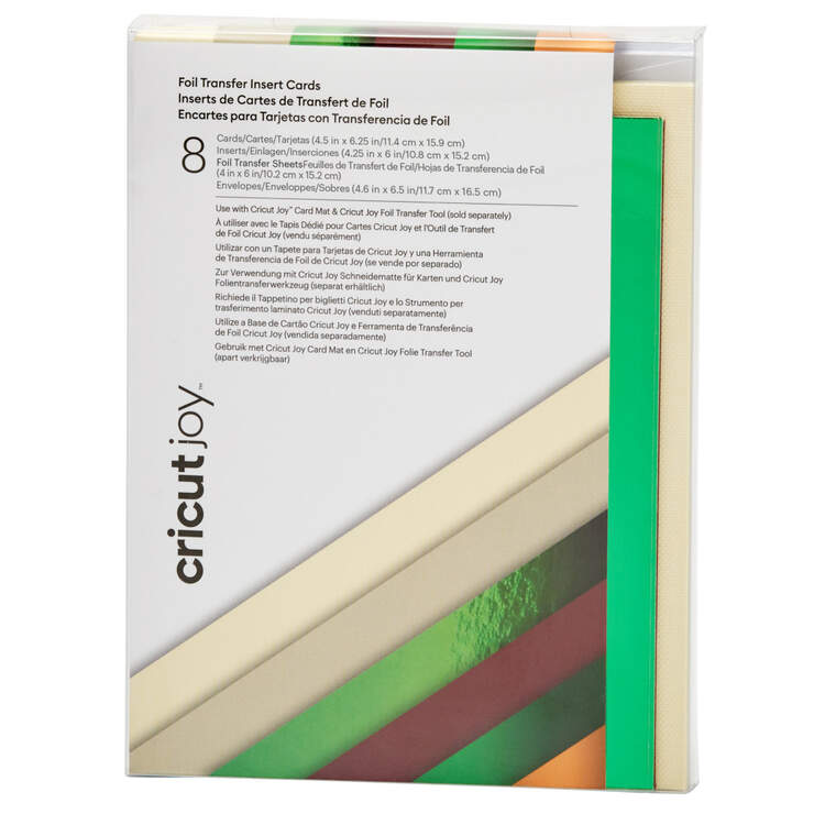 Cricut Joy™ Foil Transfer Insert Cards, Cameron Sampler - A6 Cricut Joy™ Foil Transfer Insert Cards, Cameron Sampler - A6