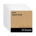 Value Vinyl (0.3m / 12 in) (10 ct), White