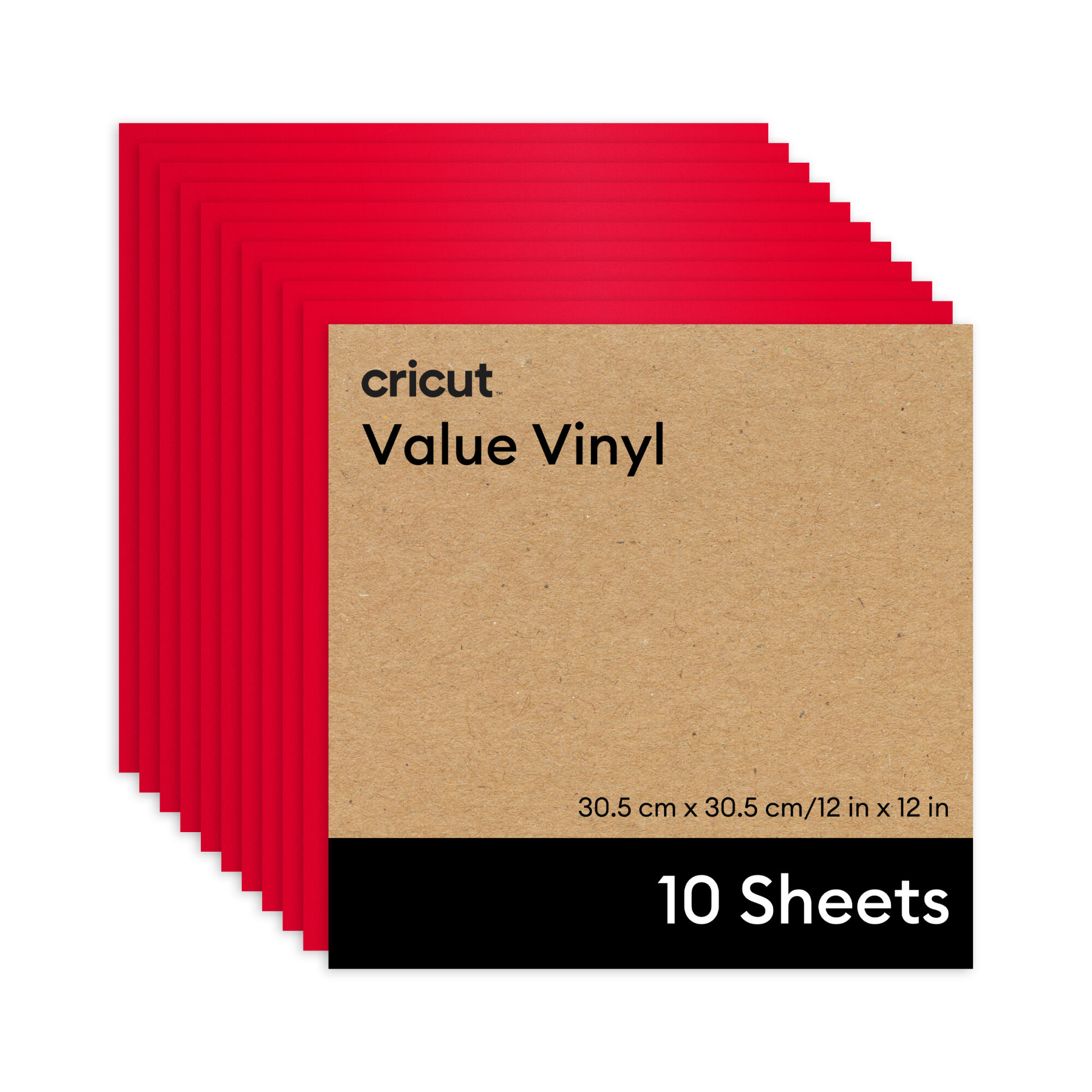 Vinyl Im Vorteilspack (0,3 M / 12 Zoll) (10 Stk.), Rot