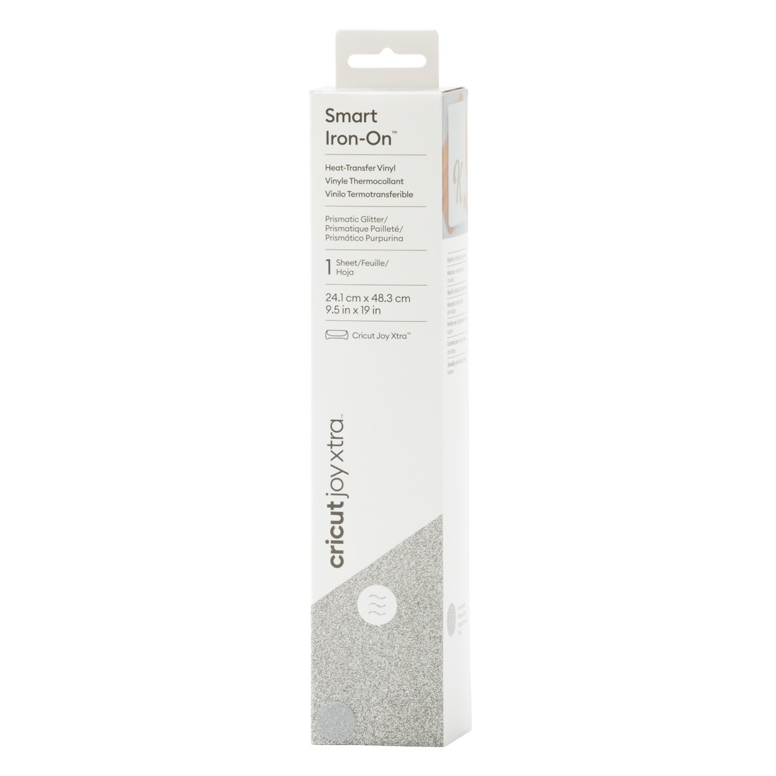 Cricut™ Joy Xtra™ Prismatic Glitter Smart Iron-On™ (19 in) | Silver