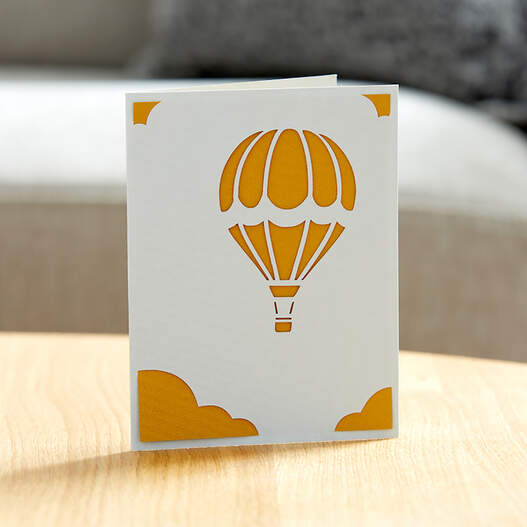 Cricut Joy™-Einlegekarten, Creme/Gold, matt, holografisch