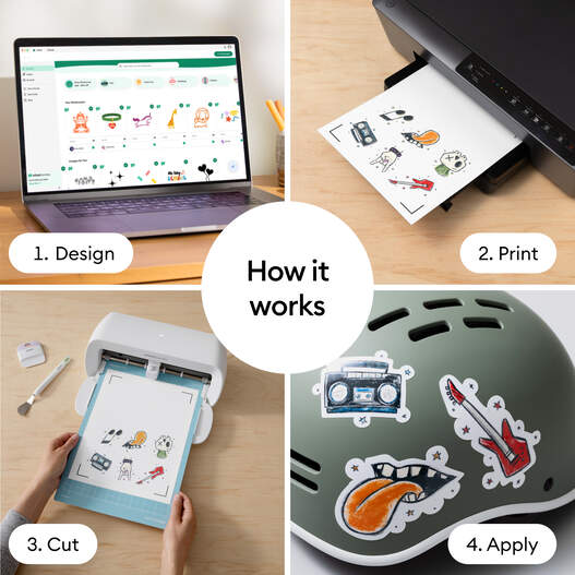 Bedruckbares Aufkleberpapier f&uuml;r Laserdrucker &ndash; A4 (25 Stk.), Wei&szlig;