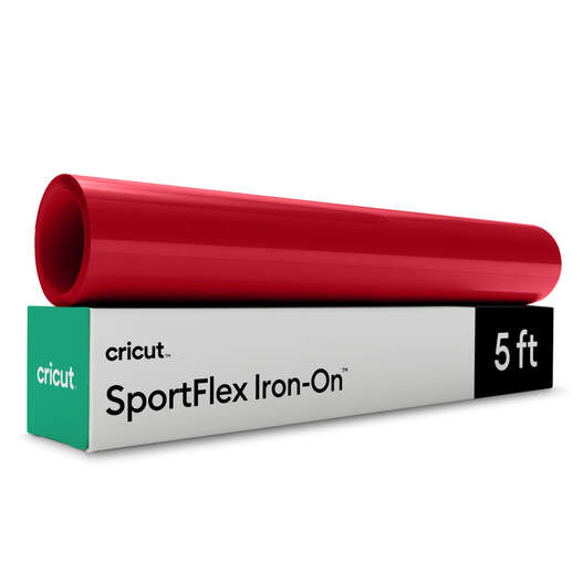 SportFlex Iron-On (1.5 m / 5ft), Red