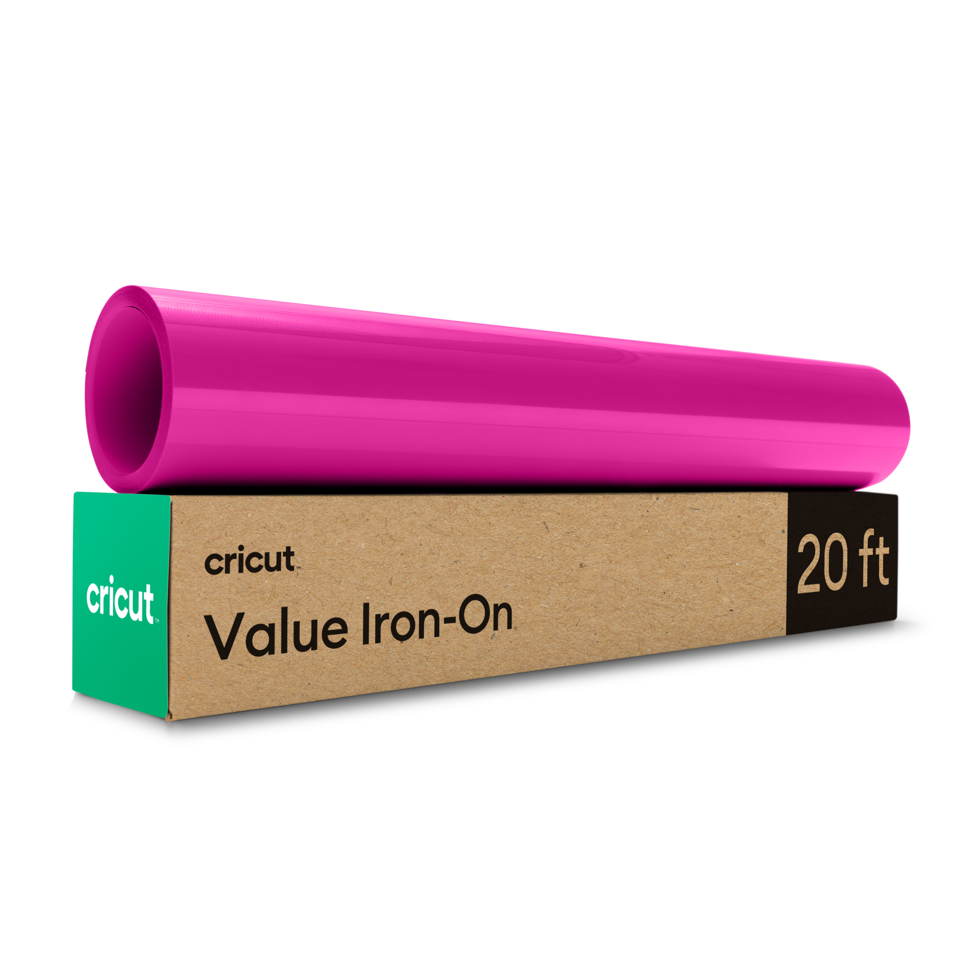 Cricut Value Iron-On (12 in x 20 ft) | Magenta