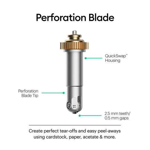 Basic Perforation Blade + QuickSwap&trade; Housing