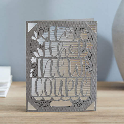 Cricut Joy™ Insert Cards, Gray/Silver Brush