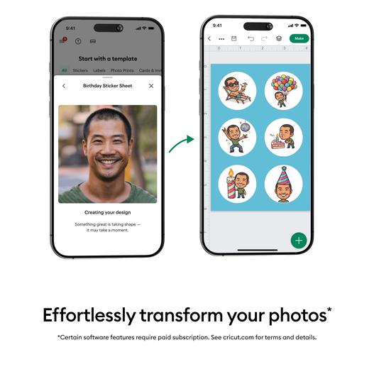 Cricut StickerPix Print&trade; Ultimate-Plus-Bundle + Cricut Access&trade;-Abo