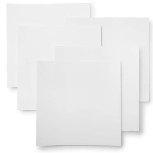 Smart Paper™ Farbkarton für Aufkleber, Weiß
