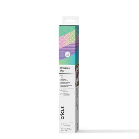 Feuilles de transfert Infusible Ink&trade; &agrave; motifs, Sir&egrave;ne arc-en-ciel