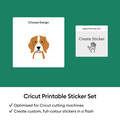 Printable Waterproof Holographic Sticker Set &ndash; A4 (10 ct)