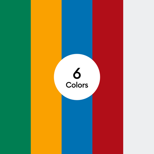 Cricut Joy Xtra™ Smart Vinyl™ Matless Permanent Vinyl, Variety Sampler (0.6m / 2ft, 6ct)