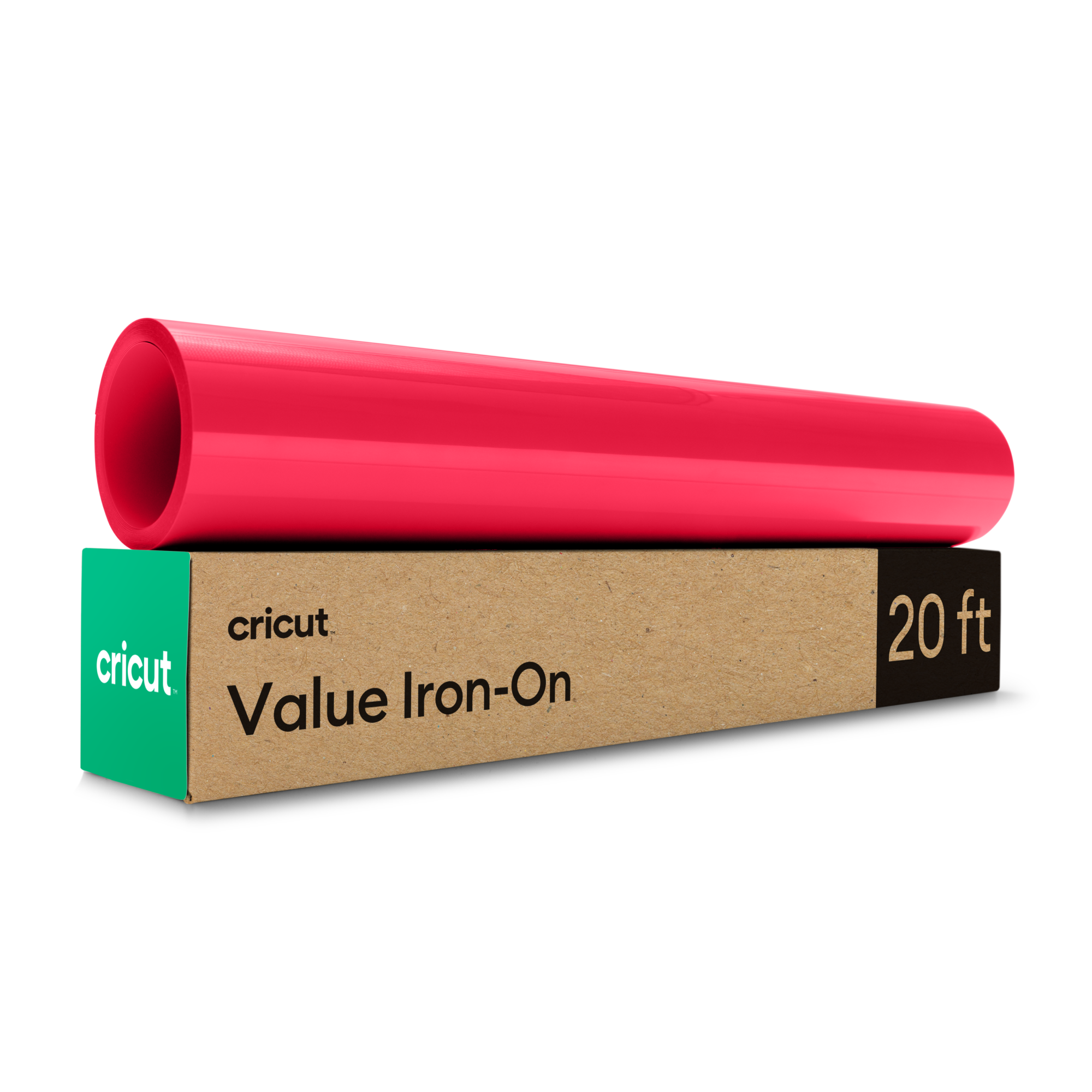 Iron-On Im Vorteilspack, 30,5 Cm X 6 M (12 Zoll X 20 Fuß), Rot