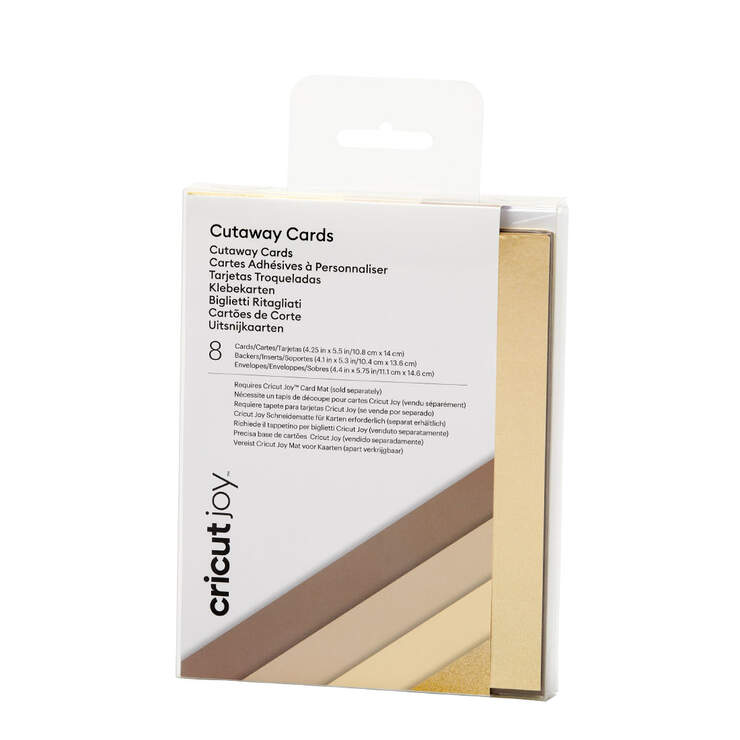 Cricut Joy™ Cutaway Cards, Neutrals Sampler Cricut Joy™ Cutaway Cards, Neutrals Sampler