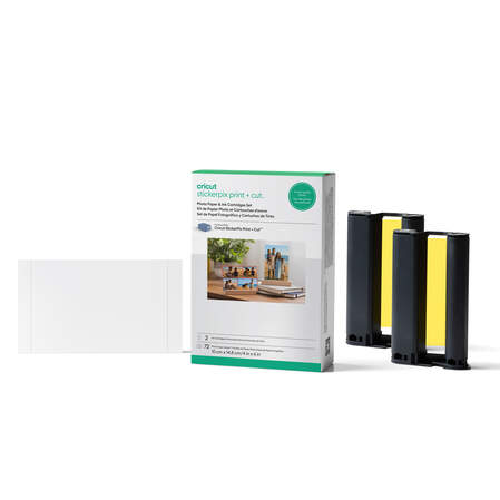 Cricut StickerPix Print + Cut&trade; Photo Paper & Ink Cartridge Set (72 Prints)