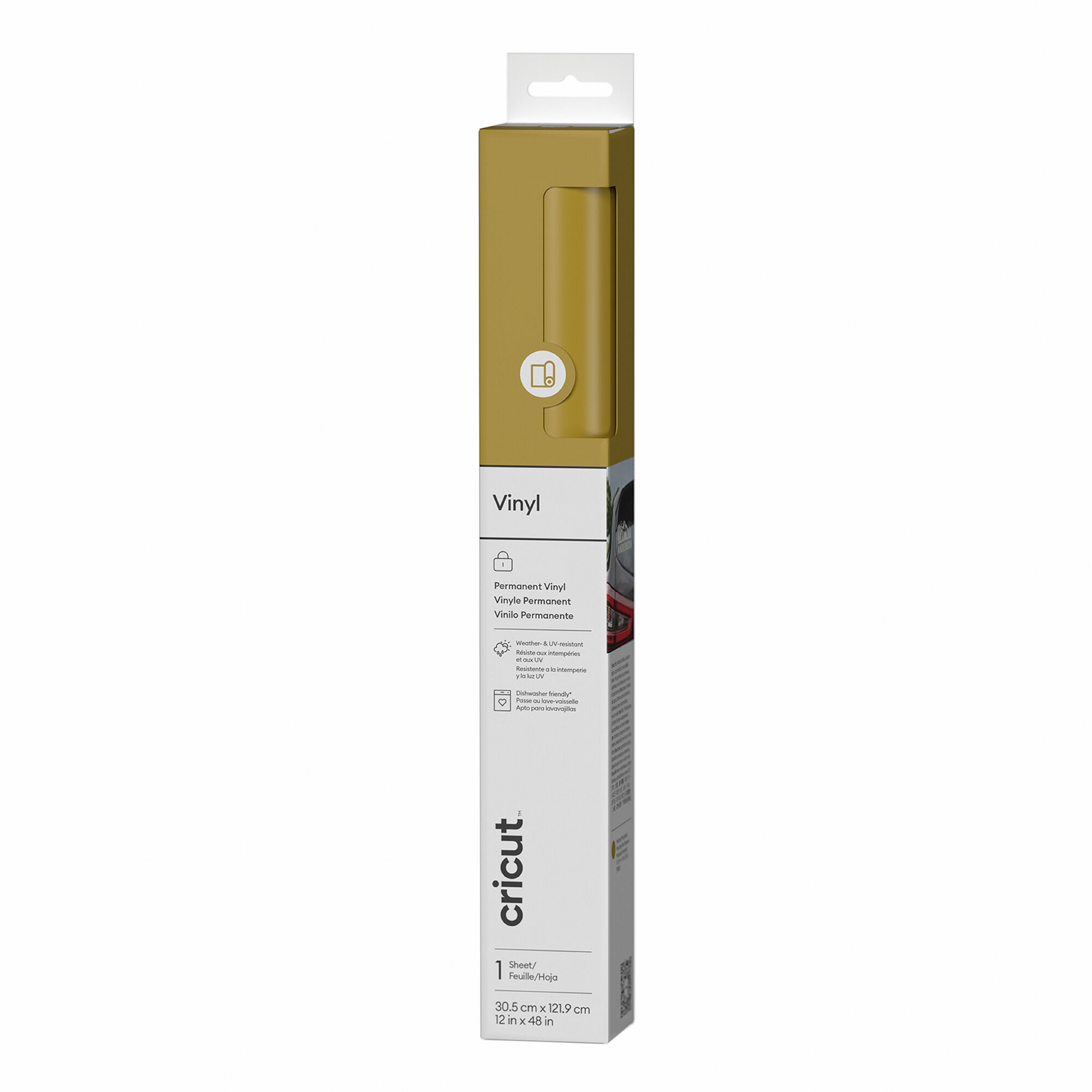 Vinyl, Matt – Permanent (122 Cm), Mustard