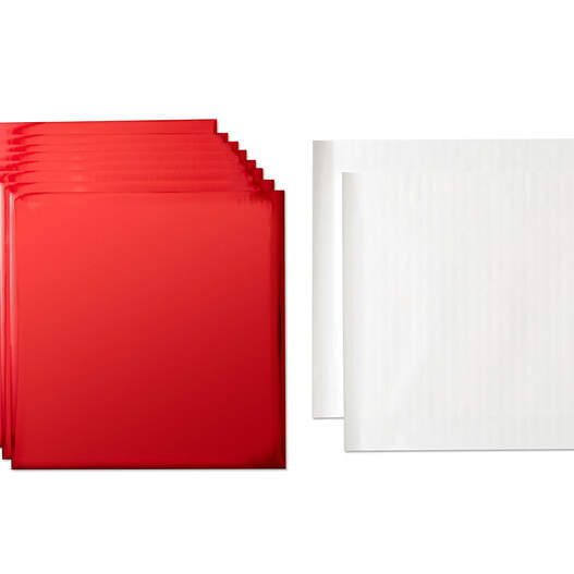 Foil Transfer Sheets, Red (8 ct)