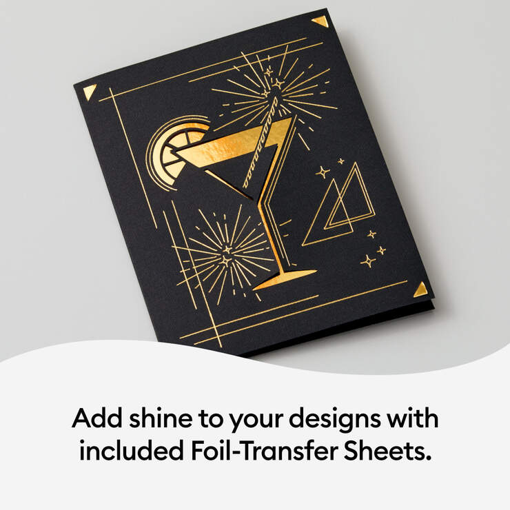 Einlegekarten für Folientransfers, Celebration-Musterset – S40 (14 ct)