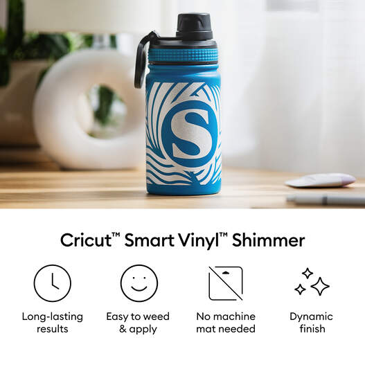 Smart Vinyl&trade; &ndash; permanentes Schimmer-Vinyl ohne Schneidematte (33 x 91,4 cm / 13 x 36 Zoll) , Gr&uuml;n