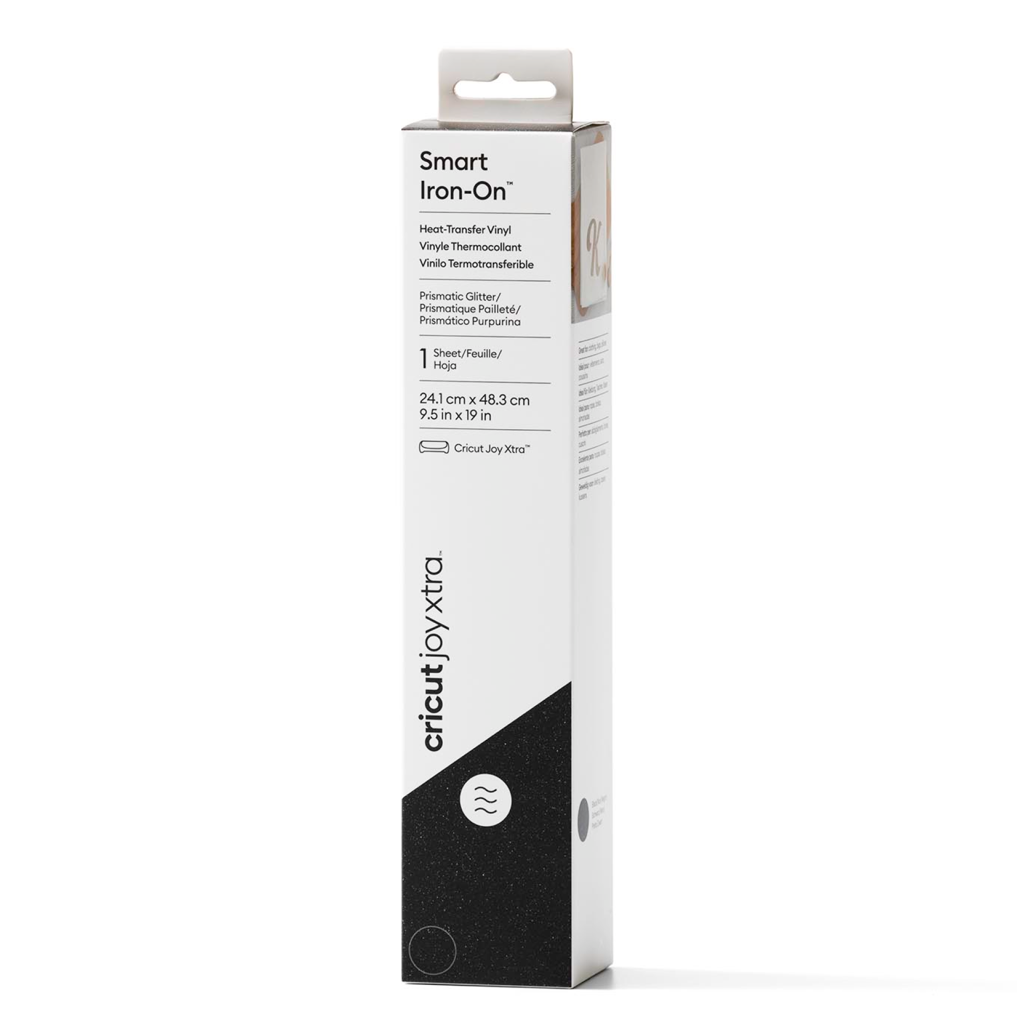 Cricut™ Joy Xtra™ Prismatic Glitter Smart Iron-On™ (19 in) | Black