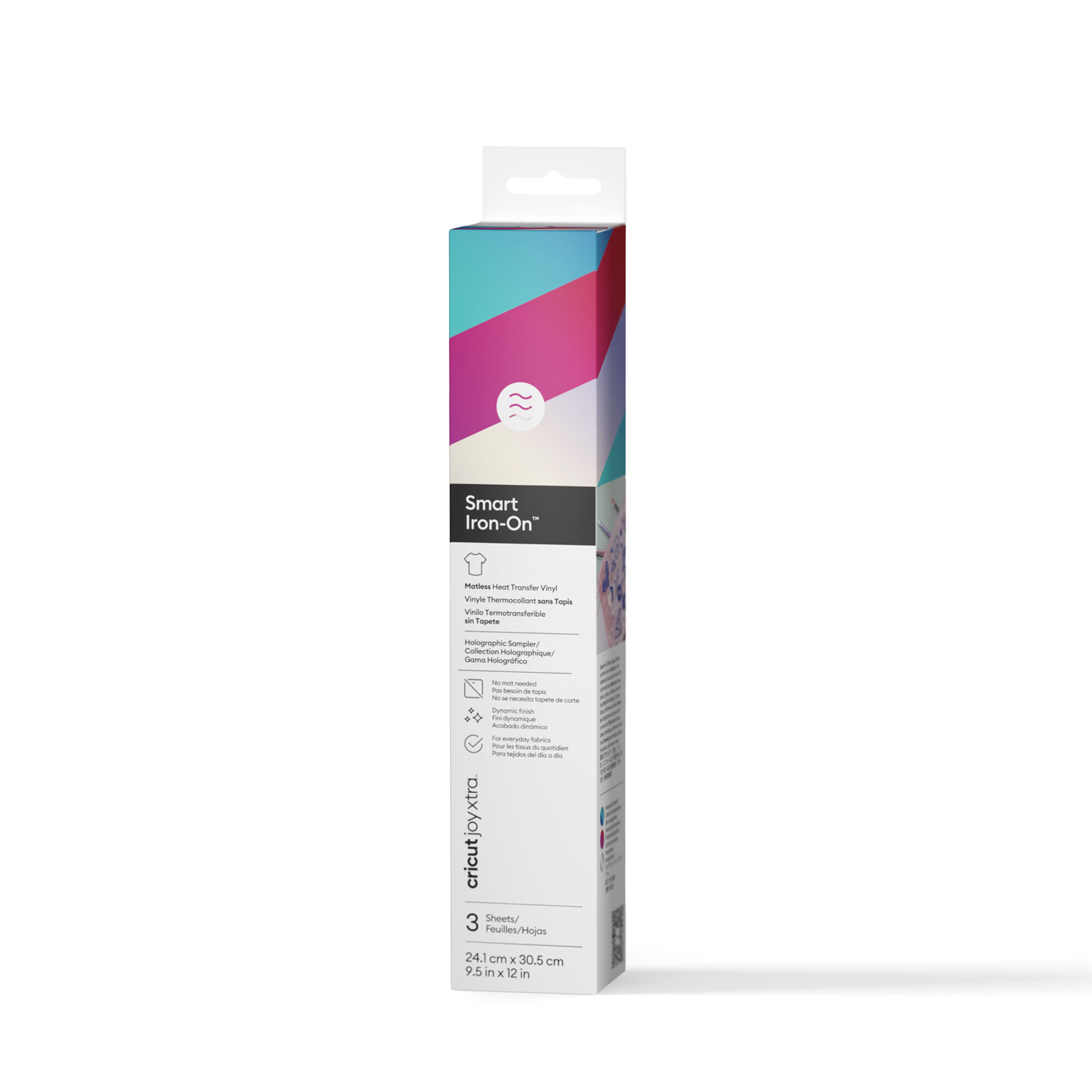 Cricut™ Joy Xtra™ Smart Iron-On™ Holographic Matless Heat Transfer Vinyl | Sampler | 3 Count