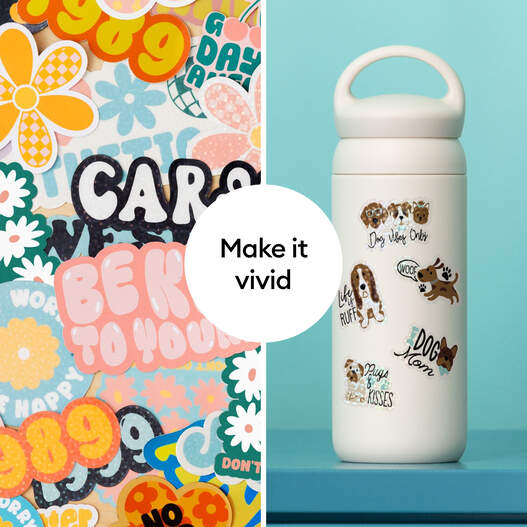 Printable Waterproof Holographic Sticker Set &ndash; A4 (10 ct)