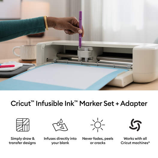 Infusible Ink&trade; Stifte, 1,0 mm, Ultimatives Musterset (30 Stk.) + Adapter