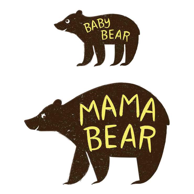 Iron-On Designs™, Mama Bear (LG) Iron-On Designs™, Mama Bear (LG)