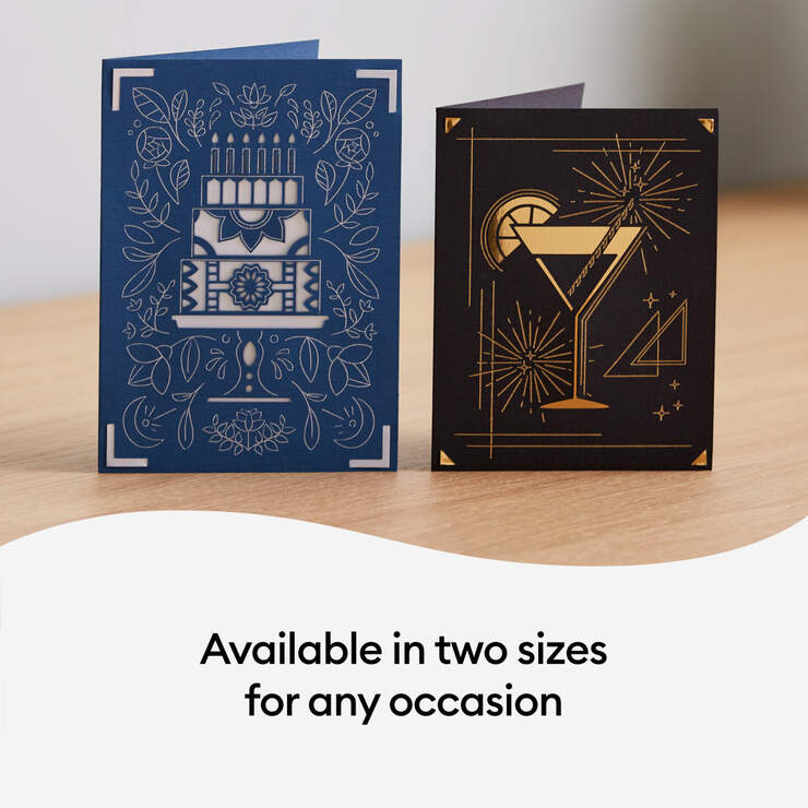 Cricut Joy™ Foil Transfer Insert Cards, Royal Flush - A6