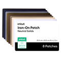 &Eacute;cusson thermocollant, couleurs unies neutres &ndash; 20,3 cm &times; 30,5 cm (8 po &times; 12 po) (8 unit&eacute;s)