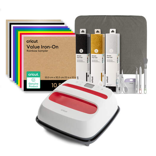 Cricut EasyPress&trade; SE 22,5 cm x 22,5 cm + pack complet Thermocollant