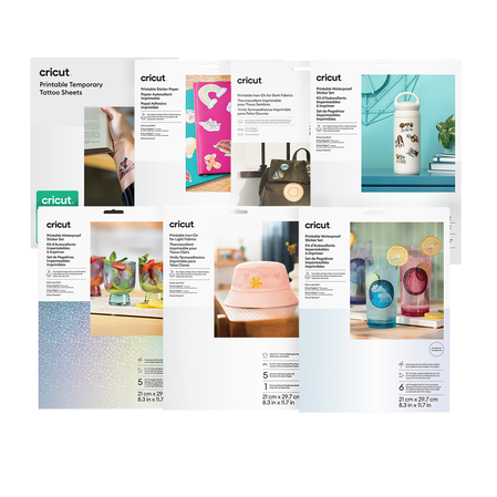 Cricut&trade; &ndash; Bundle mit bedruckbaren Materialien