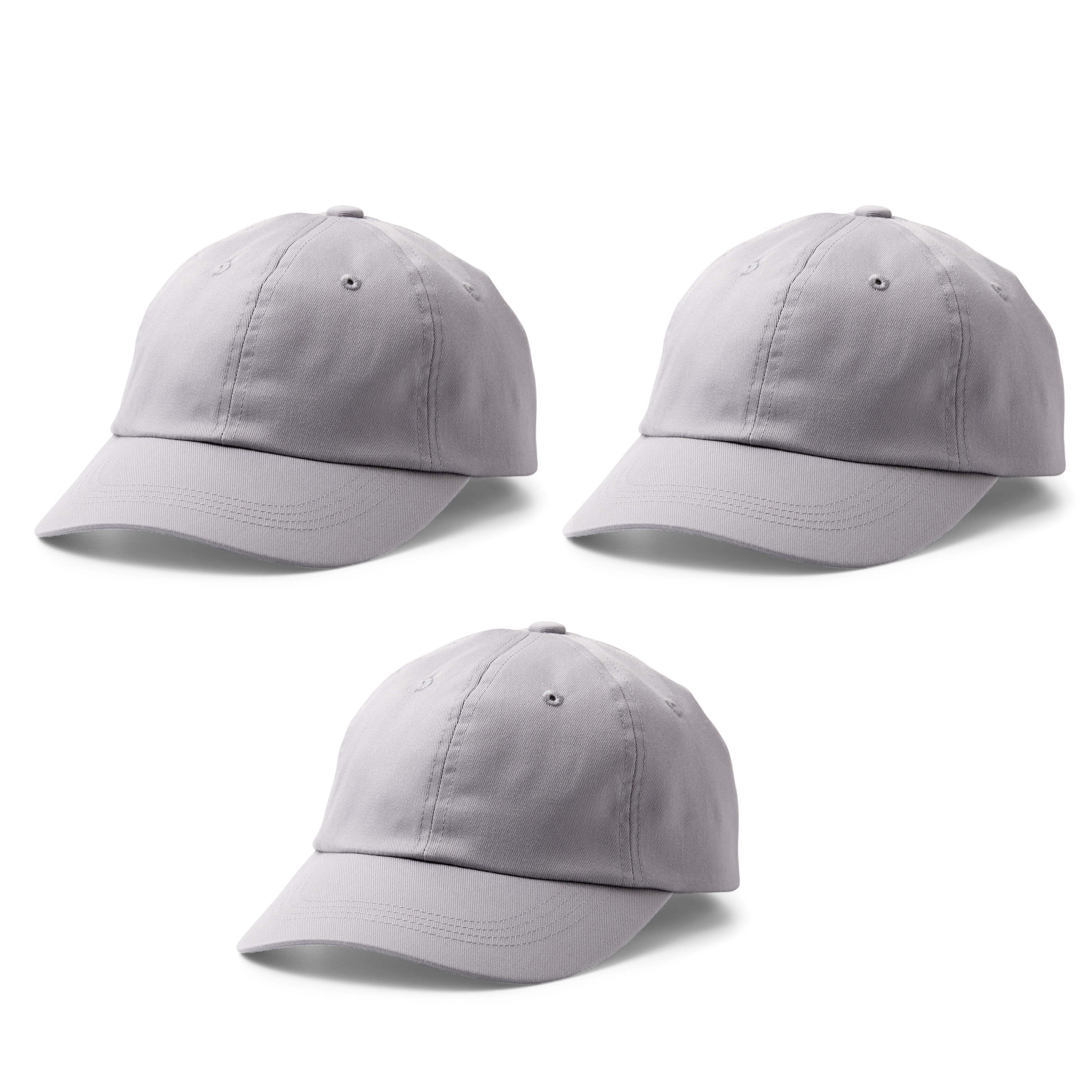 Cricut Baseball-Cap-Rohling, Grau (3 Stk.)