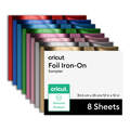 Metallisches Iron-On, Musterset &ndash; 30,5 x 25,4 cm (12 x 10 Zoll), 8 Stk.
