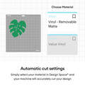 Cricut Joy Xtra&trade; Smart Vinyl&trade; Matless Removable Vinyl, Elegance Sampler (3 ct)