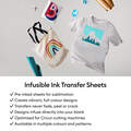 Feuilles de transfert Infusible Ink&trade; 30,5 cm x 30,5 cm (12 po x 12 po)